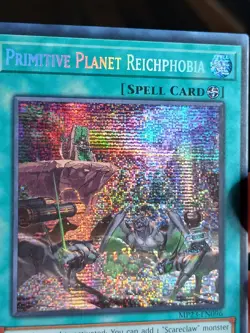 Yugioh Primitive Planet Reichphobia MP23-EN096 Secret Rare 1st Ed NM - Image 3