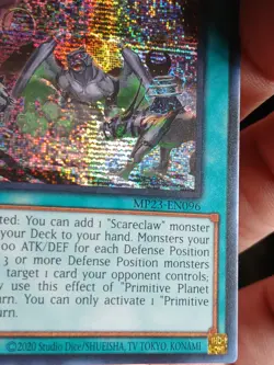 Yugioh Primitive Planet Reichphobia MP23-EN096 Secret Rare 1st Ed NM - Image 4