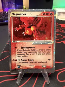 Pokemon TCG Magmar ex 100/109 Ruby and Sapphire Holo MP - Image 1