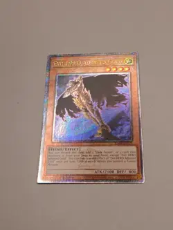 EVIL HERO ADUSTED GOLD QUARTER CENTURY SECRET RARE RA04-EN029 YUGIOH! - Image 2