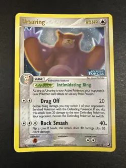 Pokemon Ursaring 18/115 Ex Unseen Forces Reverse Holo Stamped NM - Image 4