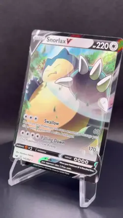 💤✨ Pokemon TCG – Snorlax V 141/202 – Sword & Shield – Full Art Ultra Rare – NM - Image 2