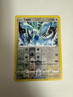 Pokemon Lugia 140/189 Darkness Ablaze Reverse Holo Rare NM - Image 1
