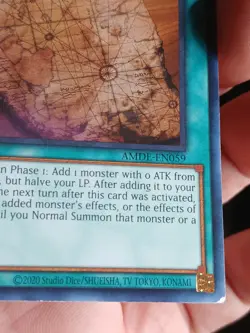 Yugioh! Piri Reis Map - AMDE-EN059 - Rare - 1st Edition Near Mint, English - Image 3