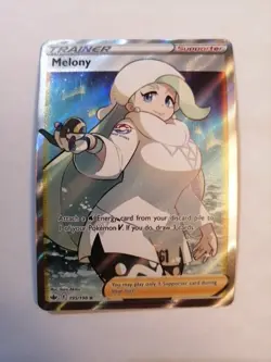 Pokemon 195/198 Melony Chilling Reign Full Art Ultra Rare NM - Image 1