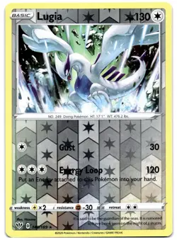 Lugia 140/189 Pokemon TCG Sword & Shield Darkness Ablaze Reverse Holo MINT NM - Image 1