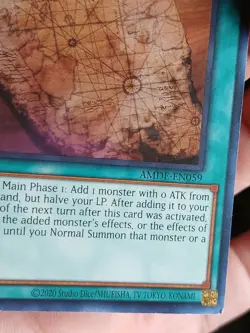 Yugioh! Piri Reis Map - AMDE-EN059 - Rare - 1st Edition Near Mint, English - Image 4