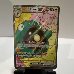 Iono's Bellibolt EX 172/159 SV09 Full Art Holo 280 HP Stage 1 Pokemon TCG - Image 1
