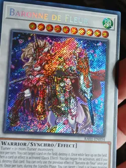 Yugioh Baronne de Fleur RA01-EN034 Secret Rare 1st Ed NM - Image 3