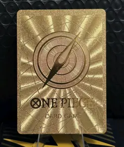 One Piece Tony Tony Chopper Gold Foil Fan Art Collector Card TCG - Image 2