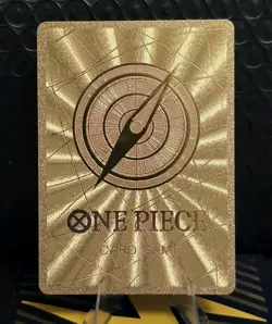 One Piece Nico Robin Gold Foil Fan Art Collector Card TCG - Image 2