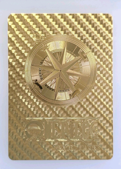 One Piece WANTED Boa Hankokku (Hancock) Gold Foil Fan Art Collector Card TCG - Image 2