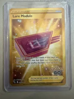 Pokemon Go Holo Gold Secret Rare Lure Module #88/78 SWSH 2022 TCG Card - Image 1