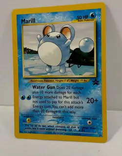 Marill 29/53 WOTC Promo Holo Rare Pokemon Card Vintage Moderately Played MP - Image 2