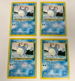 Marill 29/53 WOTC Promo Holo Rare Pokemon Card Vintage Moderately Played MP - Image 4