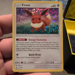 McDonald's Eevee Holo Promo Card 11/12 2018 NM-LP Pokemon TCG Collection - Image 1