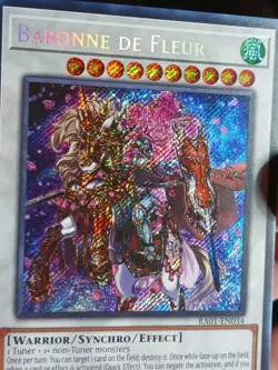 Yugioh Baronne de Fleur RA01-EN034 Secret Rare 1st Ed NM - Image 3