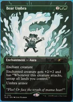 Bear Umbra (Secret Lair) Secret Lair Drop MINT Green Rare CARD (515207) ABUGames - Image 1