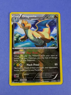 Dragonite - 51/108 - Rare Reverse Holo Roaring Skies - Pokemon Card - NM - Image 1