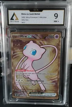 Carte Pokemon - Mew EX 205/165 SCA 9 METAL CARD 151 Ecarlate et Violet - Image 1