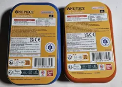 One Piece Vol.2 Empty Tins W/ Ace & Sabo Promo Cards - Image 5