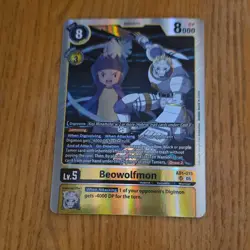 Digimon Beowolfmon AD1-015 AD1 Hybrid SP Holo Bandai English CCG Card - Image 1