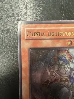 YuGiOh! Celestia Lightsworn Angel Ultimate 1st LODT Euro Print MP - Image 3