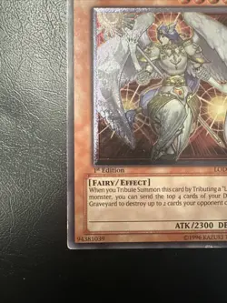 YuGiOh! Celestia Lightsworn Angel Ultimate 1st LODT Euro Print MP - Image 5