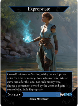 Expropriate - Full Art Altered Art Custom Proxy Cards - Image 1