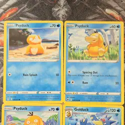 🔥Pokemon Card Lot Psyduck & Golduck Sword Shield Astral Radiance 4x🔥 - Image 2