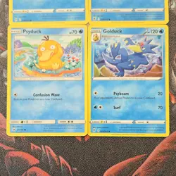 🔥Pokemon Card Lot Psyduck & Golduck Sword Shield Astral Radiance 4x🔥 - Image 3