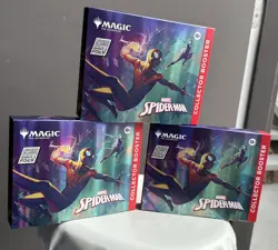 2025 Magic The Gathering MTG Marvel's Spider Man Collector Booster Omega NEW X3 - Image 1