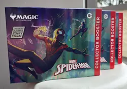 2025 Magic The Gathering MTG Marvel's Spider Man Collector Booster Omega NEW X3 - Image 2