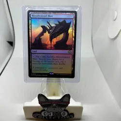MTG Magic the Gathering Bloodstained Mire (216/703) Modern Horizons 3 LP FOIL - Image 1