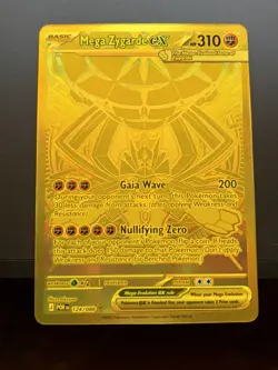 POKEMON PERFECT ORDER 124/088 GOLD HYPER RARE MEGA ZYGARDE EX - Image 1