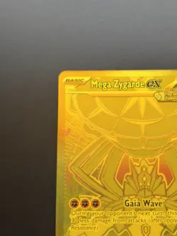 POKEMON PERFECT ORDER 124/088 GOLD HYPER RARE MEGA ZYGARDE EX - Image 2