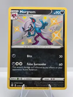 Morgrem SV084/SV122 Shiny Rare Shining Fates Shiny Vault Pokemon NM - Image 1