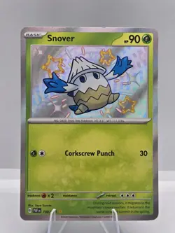 Snover 100/091 Shiny Rare Paldean Fates Pokemon NM - Image 1