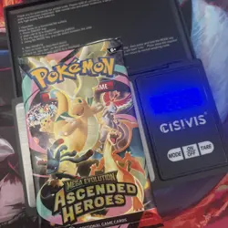 Pokemon TCG - Ascended Heroes Booster Pack! Heavy! 22.84g 🔥 Potential God Pack - Image 1