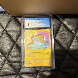 2020 POKEMON SWORD & SHIELD VIVID VOLTAGE #050 RAIKOU CGC 9 - Image 1