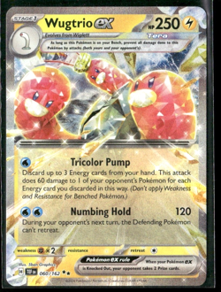 Wugtrio ex - 060/162 - Temporal Forces (TEF) Double Rare Holo Pokemon TCG - Image 1
