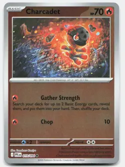 Charcadet Reverse Holo 019/094 Common Phantasmal Flames Pokemon Near Mint - Image 1