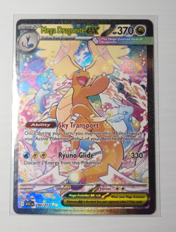 Pokemon Mega Dragonite ex 290/217 SIR Ascended Heroes NM Slightly Off Center - Image 1