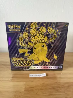 Pokemon TCG Scarlet & Violet Surging Sparks Sealed Elite Trainer Box ETB 5-CLEAN - Image 1