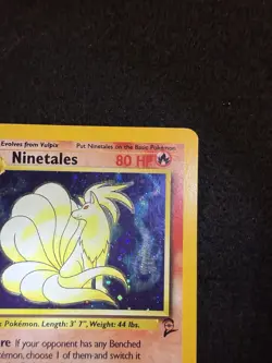 Pokemon Ninetales Holo 13/130 from Base Set 2 in DMG condition! - Image 4