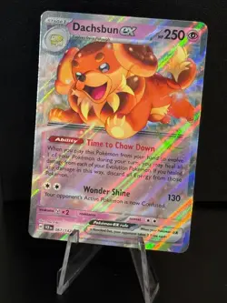 Dachsbun ex 67/142 Double Rare Stellar Crown Pokemon Near Mint - Image 1