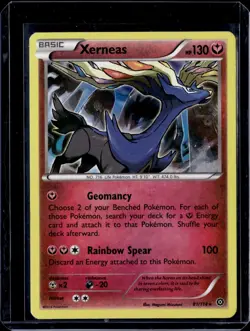 Xerneas - 81/114 / Holo Rare XY Steam Siege 2016 (LP) / Pokemon TCG - Image 1