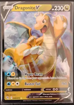 Dragonite V 049/078 Pokemon GO Ultra Rare Pokemon TCG NM - Image 1