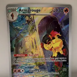 Pokemon Armarouge Illustration Rare Holo SV01 Scarlet & Violet 203/198 2023 - Image 2