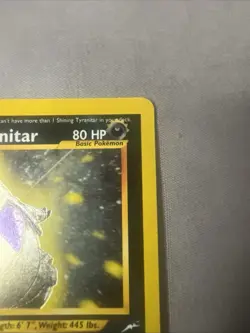 Pokemon Shining Tyranitar 113/105 Neo Destiny Holo Secret Rare Unlimited - Image 5